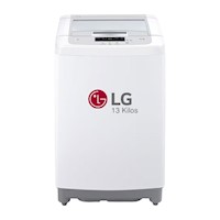 Lavadora LG 13 kg Carga Superior con TurboDrum WT13WPBK Blanco