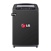 Lavadora LG 16 kg Carga Superior Smart Inverter, TurboDrum, WT16BPB, Negro claro