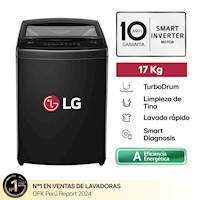Lavadora LG 17KG TurboDrum WT17OBVTB Negro