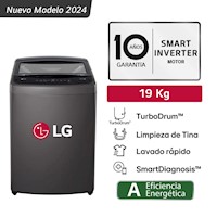 Lavadora LG 19KG TurboDrum Negro WT19BVTB