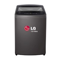 Lavadora LG de 19 Kg Carga Superior con TurboDrum WT19BVTB Negro Claro