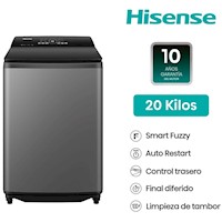 Lavadora Hisense 20KG Carga Superior WT3I2023UT