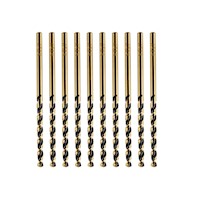 Juego de brocas 3mm 1/8" para metal caja 10 unidades Truper
