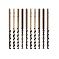Juego de brocas 3.5mm 9/64" para metal caja 10 unidades Truper