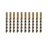 Juego de brocas 9.5mm 3/8" para metal caja de 10 unidades Truper