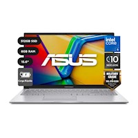 Laptop Asus 15.6" Windows 11 Home Intel Core i5-120U 8GB 512GB Vivobook 15