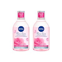 NIVEA Agua Micelar Rose Petals 400ML (x2)