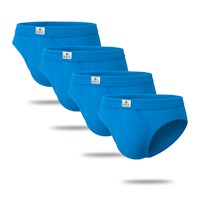 PACK X4 TRUSAS BOSTON RECUBIERTO AZULINO