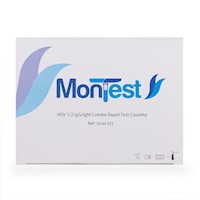 Prueba Rápida Herpes HSV 1.2 Casete MONTEST CAJA 25 UND