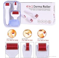 Derma Roller 4 en 1  para Regeneración de Piel Alopecia