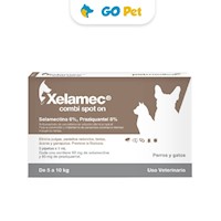 Xelamec Combi Spot On 1 Ml (5 - 10 Kg) x 1 Pipeta - Antipulgas y Antiparasitario