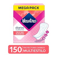 Protectores Diarios Nosotras Multiestilos 150un