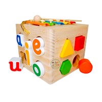 CUBO DIDACTICO XILOFONO Y DE ENCAJE