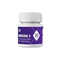 MINOXIDIL 5MG - 30 CAPS