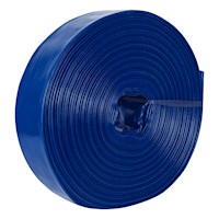 Rollo manguera plana 3" x 50m de descarga para motobomba Truper