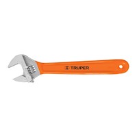 Llave francesa 15" mango PVC Truper