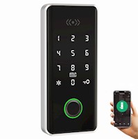 Cerradura Inteligente Smart Biométrica Bluetooth A3 Plata