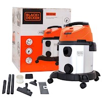 Aspiradora Seco/Húmedo 1600W 20 Litros Black + Decker BDWDS20-B2C