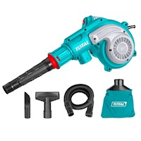 Sopladora aspiradora 800w + accesorios total