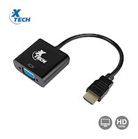 Adaptador De Vídeo XTECH XTC-363 HDMI Macho A VGA Hembra