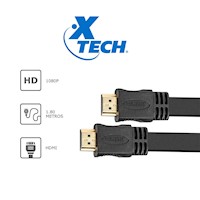 Cable HDMI Plano conector Macho a Macho 1.8 metros XTC-406