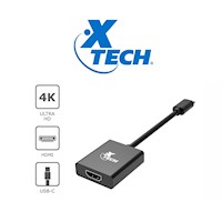 Adaptador USB Tipo-C Macho a HDMI Hembra XTC-541