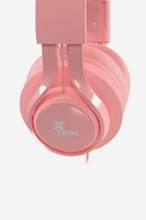 Xtech Auriculares Cutie Wired para niños con micrófono Rosa - XTH-355