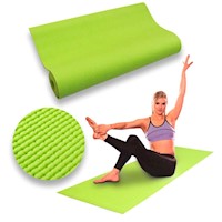 Colchoneta Yoga Pilates Mat Pilates 6mm Verde