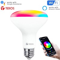 Foco Inteligente Smart Led Rgb Wifi Teros 13w Alexa Y Google