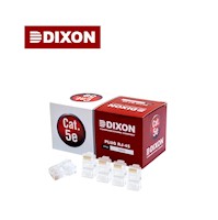 Caja 100 Conectores Rj45 Dixon para Utp Cat.5e 8 contactos Cumple RoHs