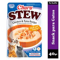 Snack Guiso para Gato Churu Stew Pollo y Atún 40 gr
