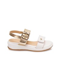 Sandalia D'orsay Casual YADIRA-2607 Hueso/Dorado Piazza Kids