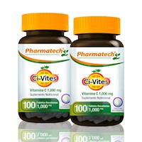 Vamina C 1000Mcg Pharmatech 100 Tabletas Pack X2