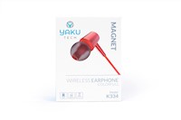 Audífonos Bluetooth K334 Yaku Tech Rojo