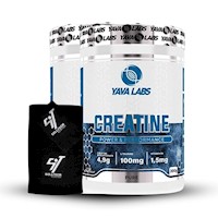 Creatina Monohidratada Yava Labs 300Gr X2 + Toalla