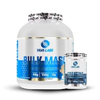 Bulk Mass 3Kg Vainilla + Creatina Monohidratada Yava Labs 300Gr