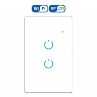 INTERRUPTOR INTELIGENTE UNIVERSAL WIFI LUZ SMART BLANCO ALEXA 2 BANDAS