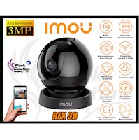 Cámara de Seguridad Wi-Fi IMOU REX 3D 3MP Gira 360º - Negro