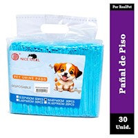 Pañal de Piso para Perro o Gato 45x60 cm 30 Unidades