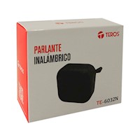 Parlante Inalámbrico Teros TE-6032N Bluetooth 5W FM USB MicroSD Negro