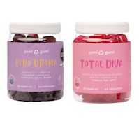 Pack Cero Drama + Total Diva Gomitas Yumi Gumi 90 Und