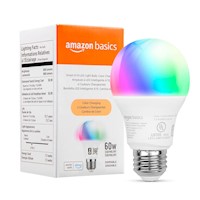 Foco Led Inteligente Amazon Basics Alexa 60W Multicolor