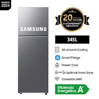 Refrigeradora Samsung Top Mount 345Lt RT35DG5620S9 Silver