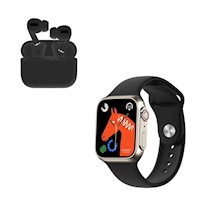 Pack Smartwatch Z59 Ultra Negro Serie 8 y Audifono I13 Pro Negro