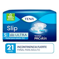 Pañal para adulto Tena Slip Ultra Talla S Paquete 21 und