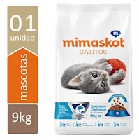 MIMASKOT GATITOS POLLO CARNE  9 KG