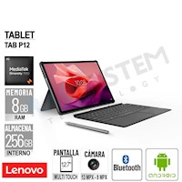 Tablet Lenovo Tab P12 ZACH0149PE 12.7" Touch Keyboard + Pen Plus