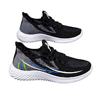 Zapatillas Pic Runner MFiWD-23050194-1 talla 40US negro con blanco para hombre