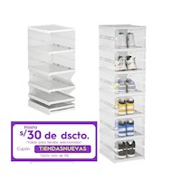 Zapatera Plegable De 6 Niveles Organizador De Almacenamiento