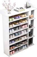 Zapatera de Melamina Moderno Blanco 75cm